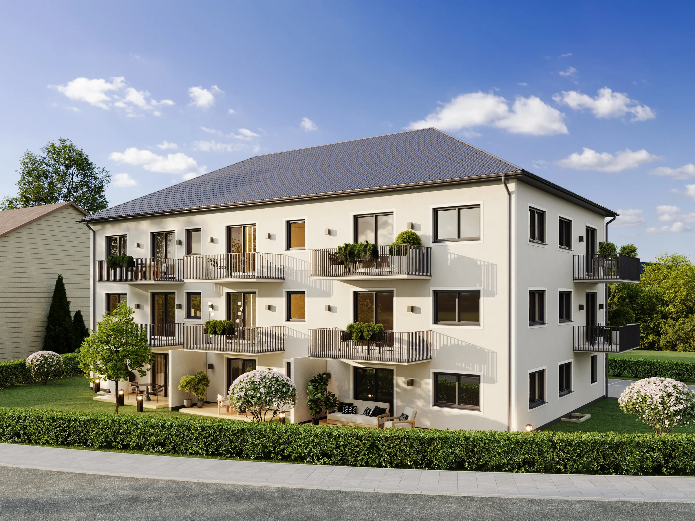 Watzmann 13 mit Terrassen und Garten